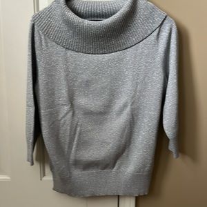 Jones New York metallic 3/4 sleeve top